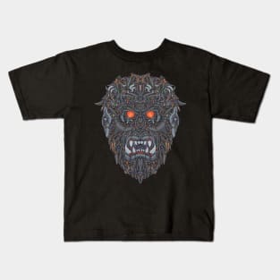 Mecha Soul Wolfman 03 Kids T-Shirt